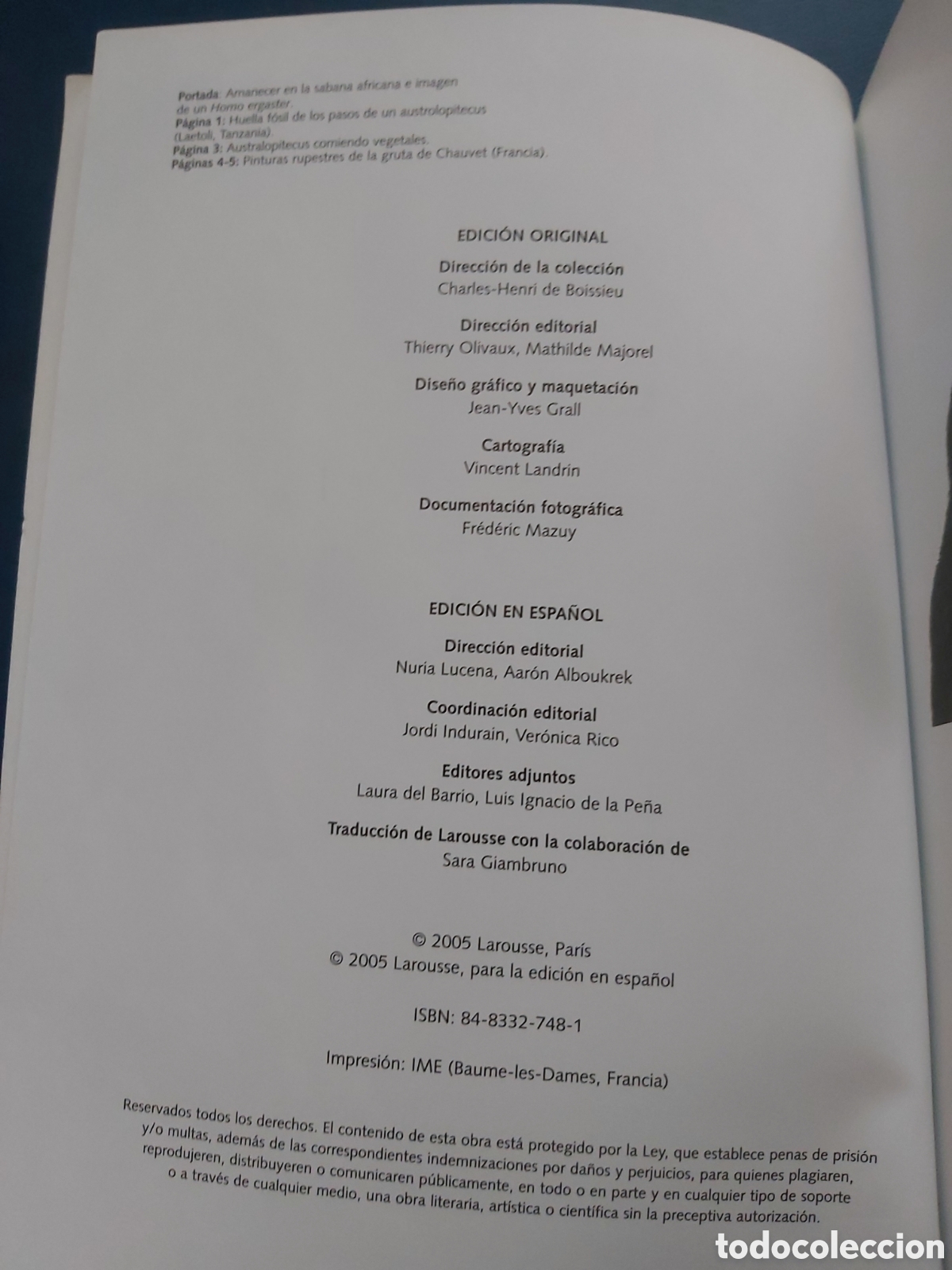 Libros de segunda mano: LOS OR&Iacute;GENES DEL HOMBRE # E. SEINANDRE # E. LAROUSSE # 2005 # BIBLIOTECA ACTUAL - Foto 3