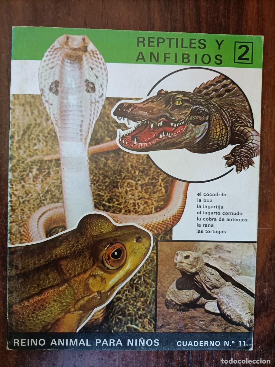 Libri di seconda mano: REINO ANIMAL PARA NI&Ntilde;OS. REPTILES Y ANFIBIOS. CUADERNO N&ordm; 11. 1969