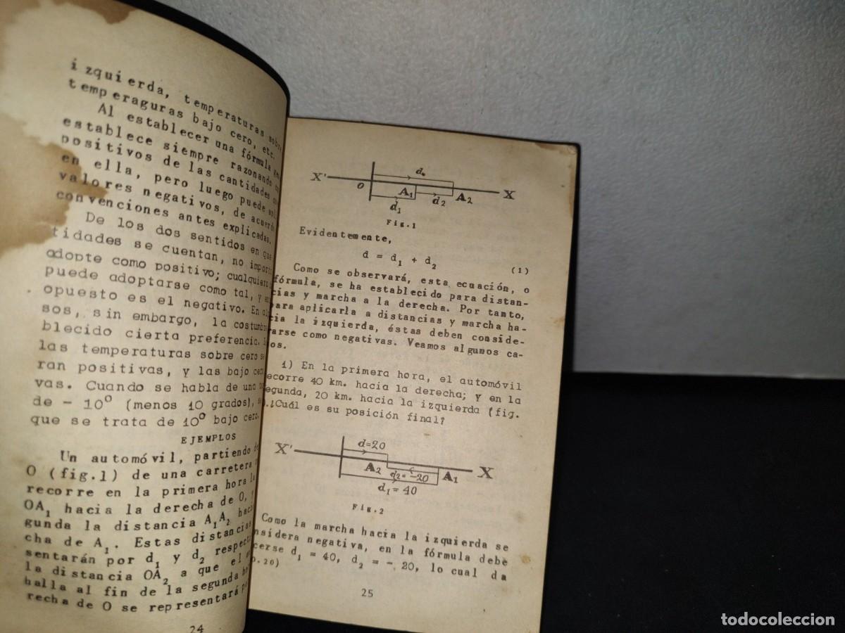 Libros de segunda mano de ciencias: 40- ANTIGUO LIBRO DE &Aacute;LGEBRA. TERCER A&Ntilde;O. ELEMENTOS DE &Aacute;LGEBRA - 30S - 40S - Foto 3