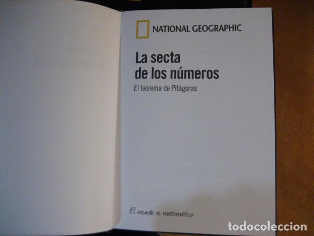 Libros de segunda mano de ciencias: LA SECTA DE LOS NUMEROS - EL TEOREMA DE PITAGORAS NATIONAL GEOGRAPHIC NUEVO!!! - Foto 3