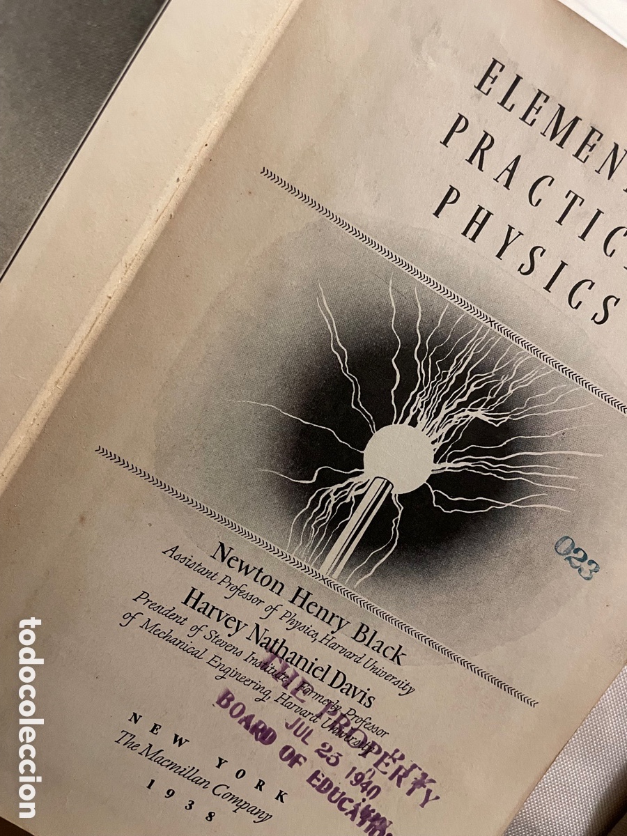 Libros de segunda mano de ciencias: Elementary Practical Physics, de Newton Henry. NY, 1938 - Foto 2