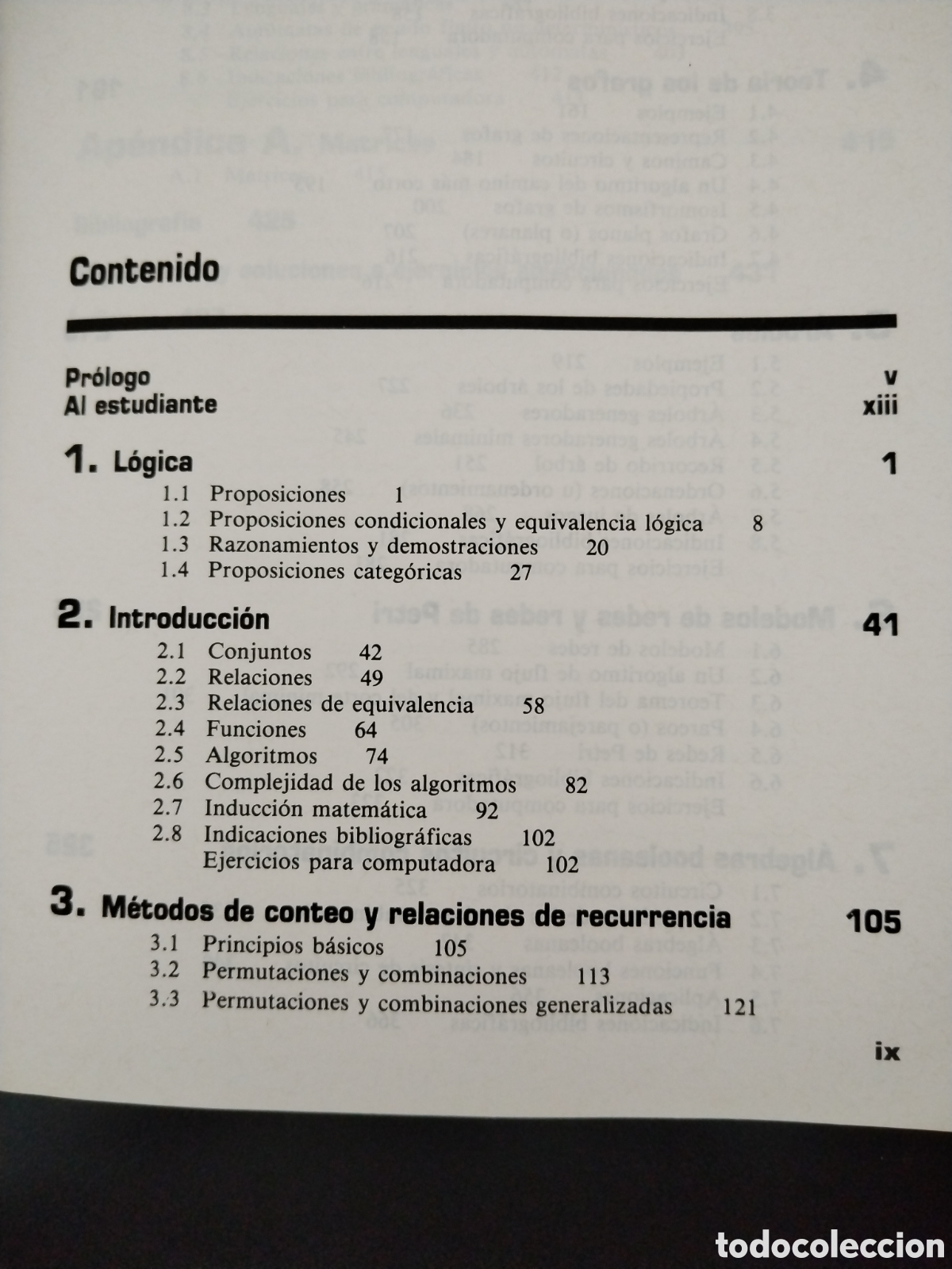Libros de segunda mano de ciencias: Matem&aacute;ticas discretas. Richard Johnsonbaugh. - Foto 4