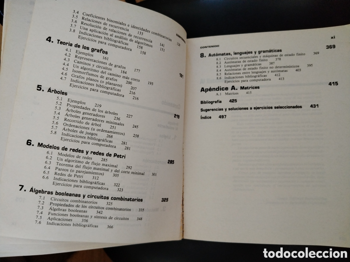 Libros de segunda mano de ciencias: Matem&aacute;ticas discretas. Richard Johnsonbaugh. - Foto 5