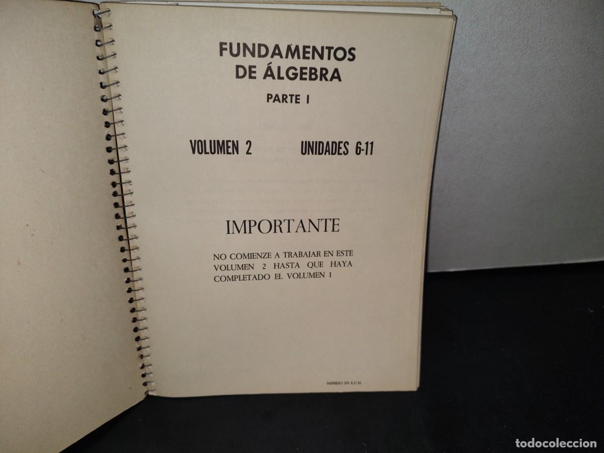 Libros de segunda mano de ciencias: 166- TMI-GROLIER. UN CURSO DE ENSE&Ntilde;ANZA PROGRAMADA. VOLUMEN 2. FUNDAMENTOS DE &Aacute;LGEBRA - Foto 3