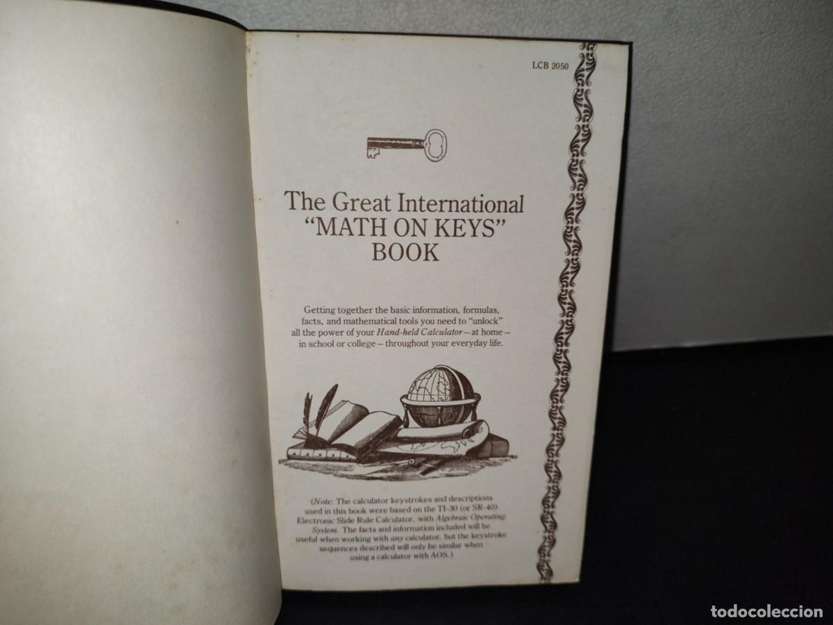 Libros de segunda mano de ciencias: 178- THE GREAT INTERNATIONAL &rdquo;MATH ON KEYS&rdquo; BOOK - 1976 - Foto 3