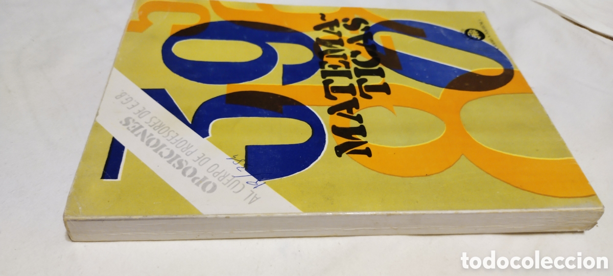 Libros de segunda mano de ciencias: Matem&aacute;ticas oposiciones al cuerpo de profesores de EGB - Foto 2