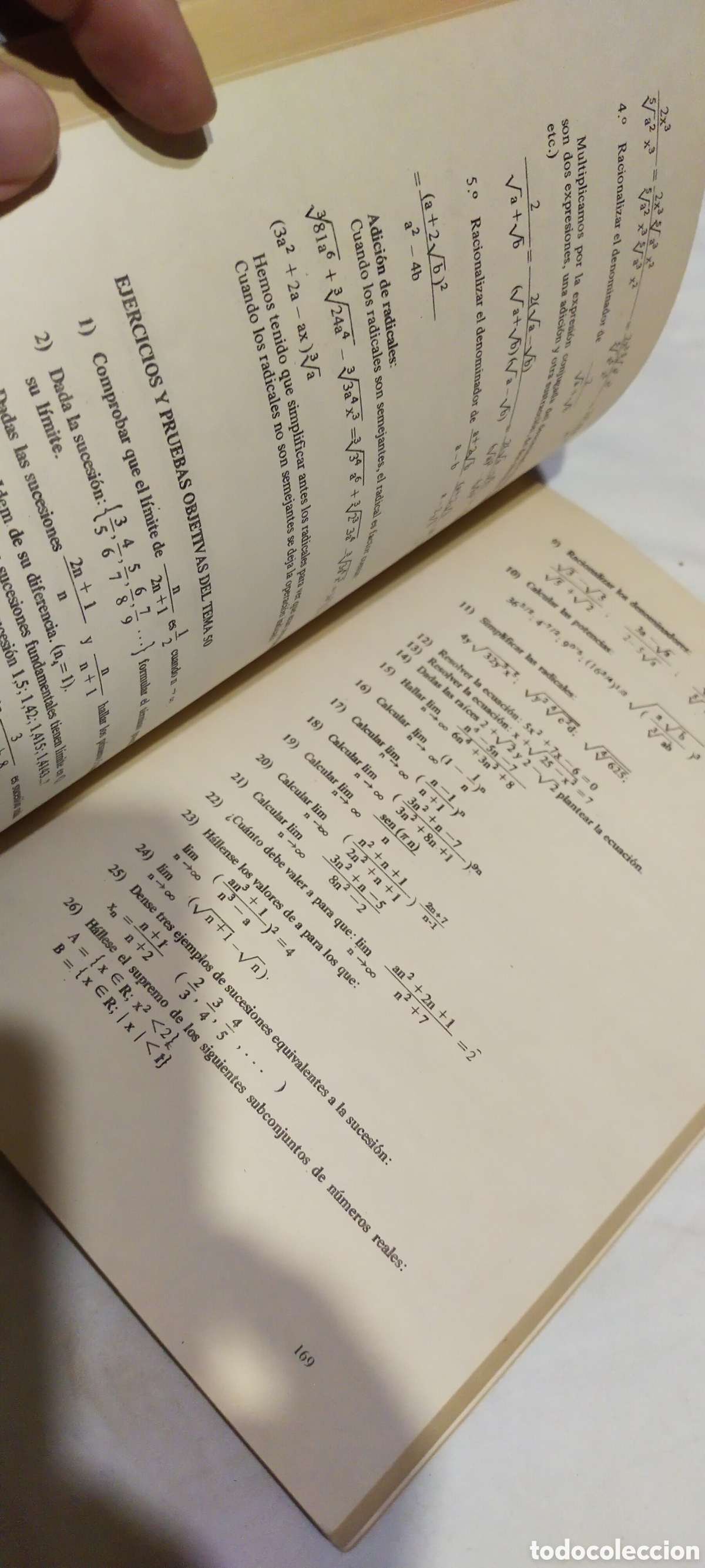 Libros de segunda mano de ciencias: Matem&aacute;ticas oposiciones al cuerpo de profesores de EGB - Foto 4