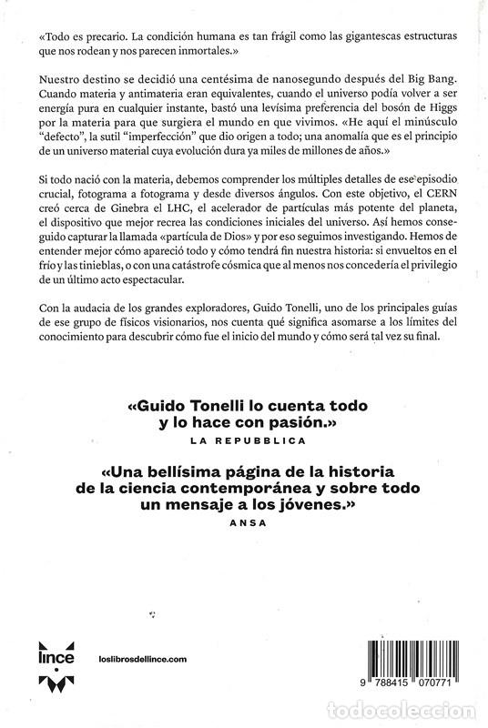 Libros de segunda mano de ciencias: EL NACIMIENTO IMPERFECTO DE LAS COSAS GUIDO TONELLI - Foto 2
