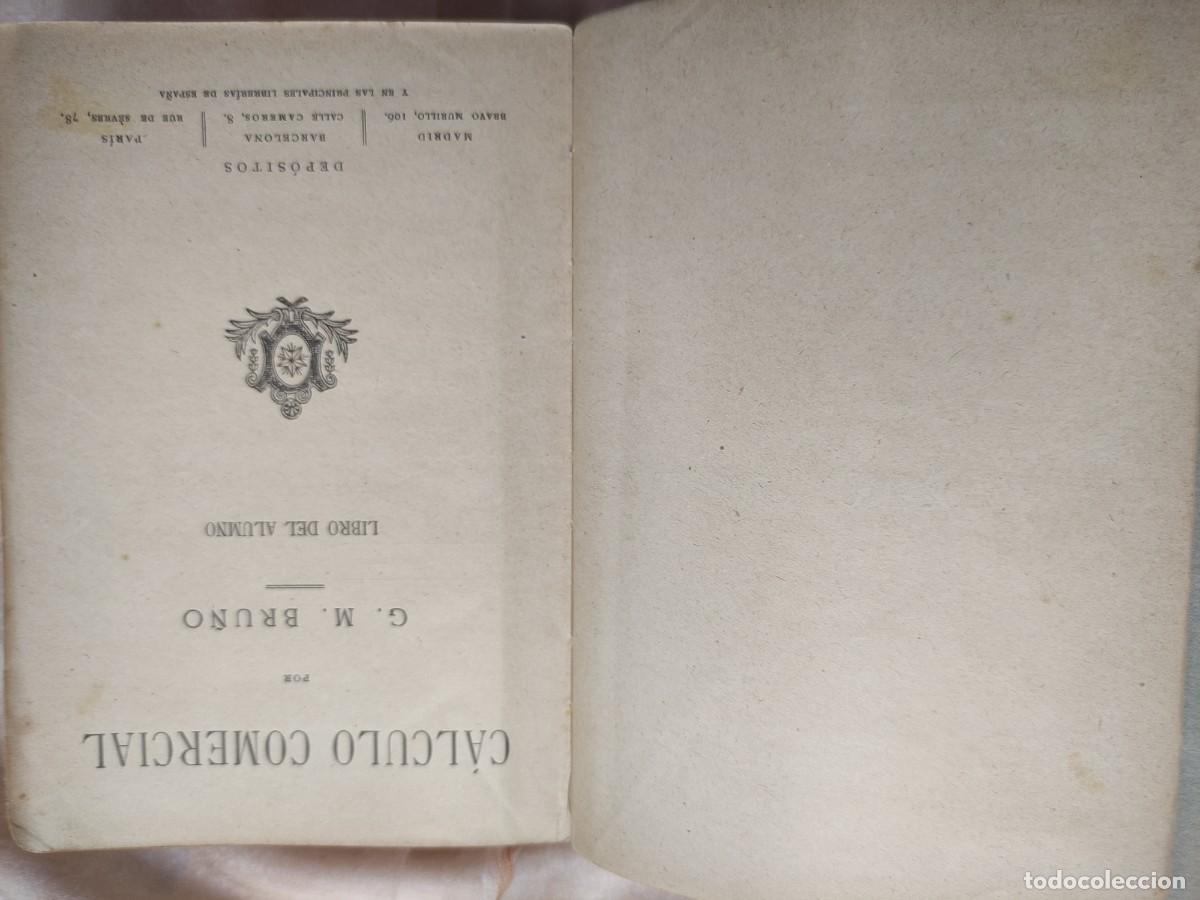 Libros de segunda mano de ciencias: CALCULO COMERCIAL. GRU&Ntilde;O - Foto 3