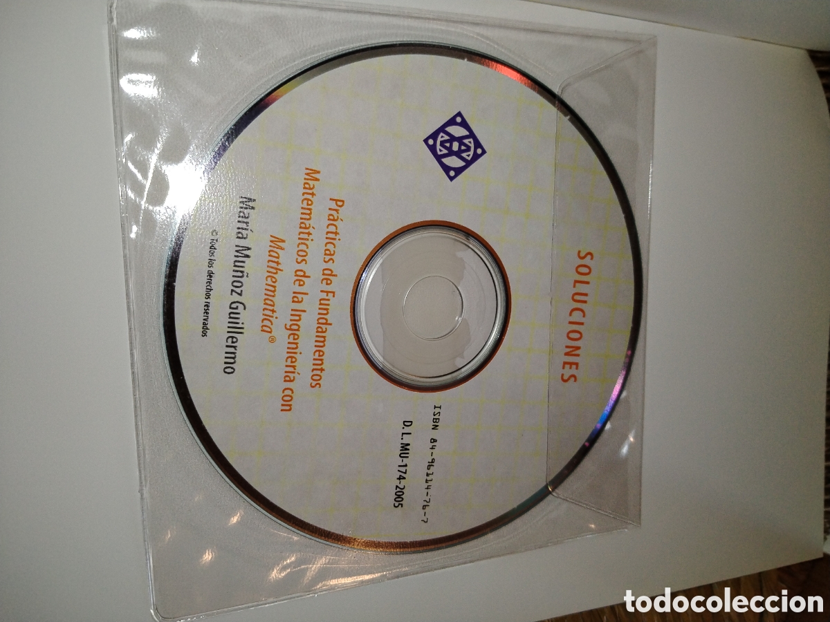 Libros de segunda mano de ciencias: Pr&aacute;cticas de fundamentos matem&aacute;ticos de la ingenier&iacute;a con Mathem&aacute;tica. Mar&iacute;a Mu&ntilde;oz Guillermo - Foto 3
