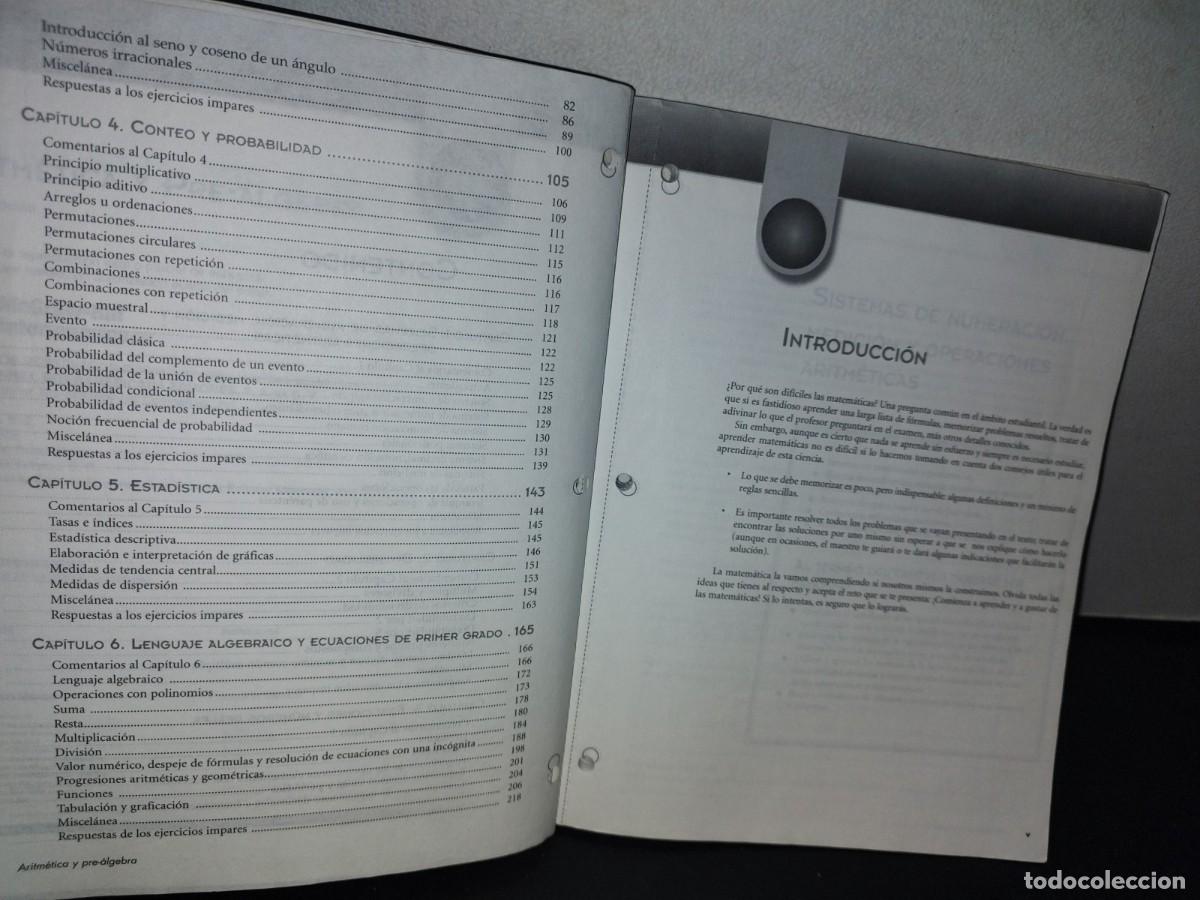 Libros de segunda mano de ciencias: 179- ARITM&Eacute;TICA Y PRE-&Aacute;LGEBRA - PONCE RIVERA - Foto 6