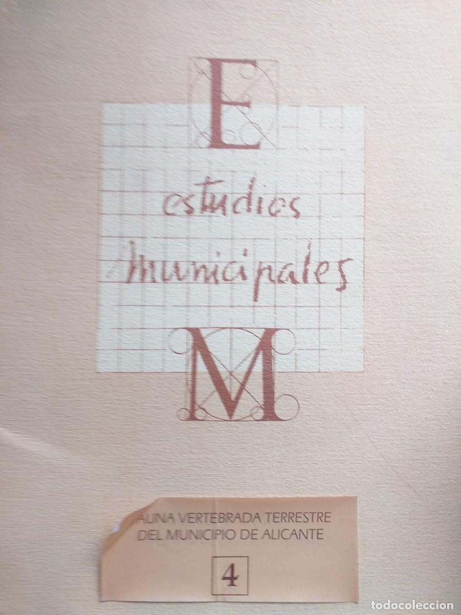 Libros de segunda mano: fauna vertebrada terrestre del municipio de Alicante L Rico Alcaraz A Vidal Vaya J Villaplana Ferrer