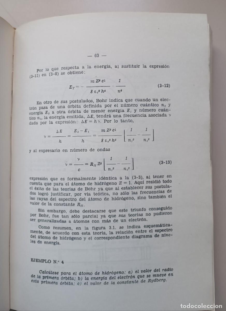 Libros de segunda mano de ciencias: PROBLEMAS DE QU&Iacute;MICA GENERAL Jos&eacute; Mar&iacute;a Hernando Huelmo - Foto 5