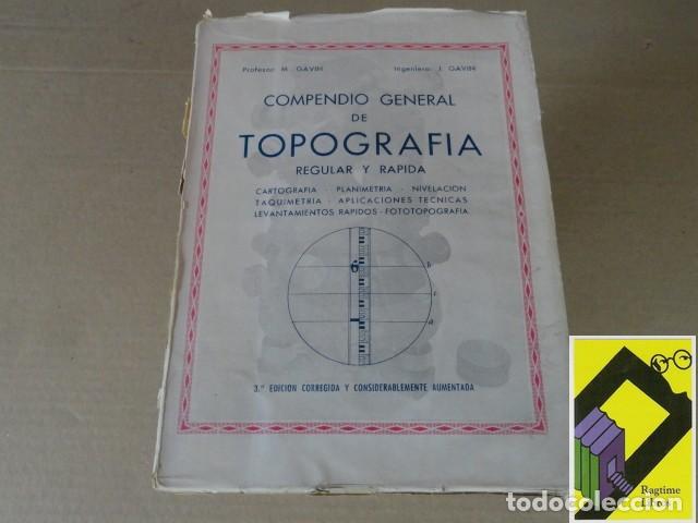 Libros de segunda mano: GAVIN, M.: Compendio general de Topograf&iacute;a regular y r&aacute;pida - Foto 1