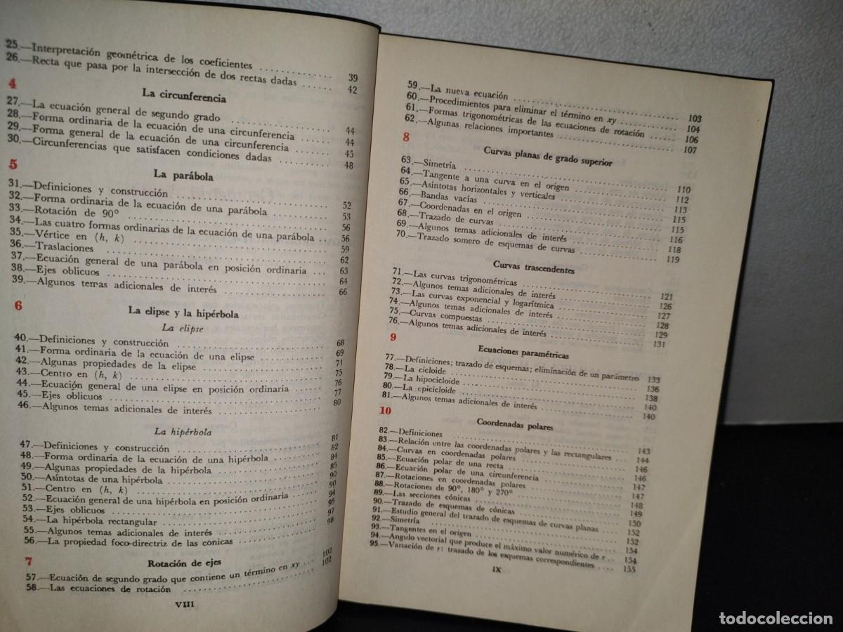 Libros de segunda mano de ciencias: 182- GEOMETR&Iacute;A ANAL&Iacute;TICA - STEEN BALLOU - Foto 7