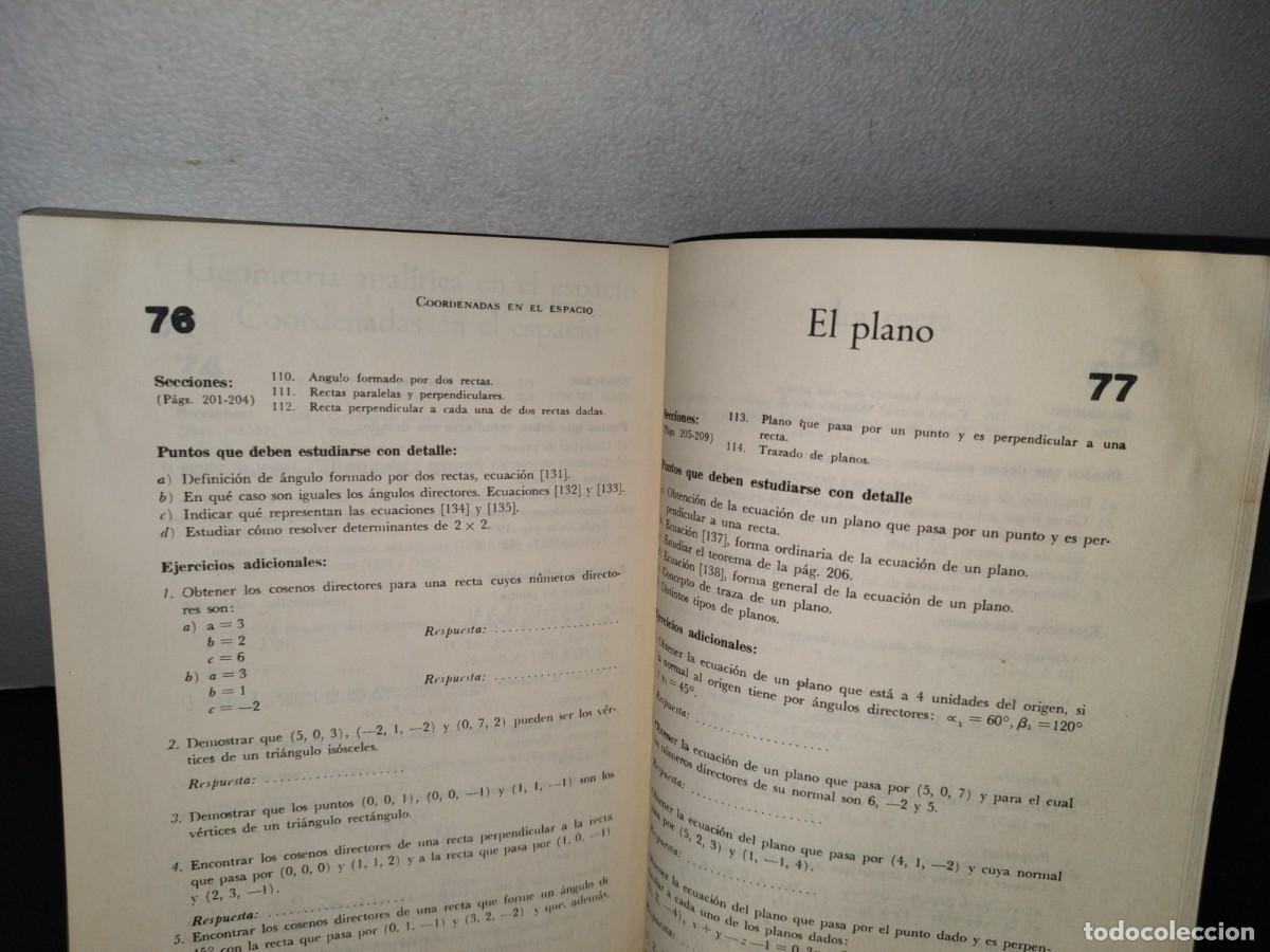 Libros de segunda mano de ciencias: 182- GEOMETR&Iacute;A ANAL&Iacute;TICA - STEEN BALLOU - Foto 14