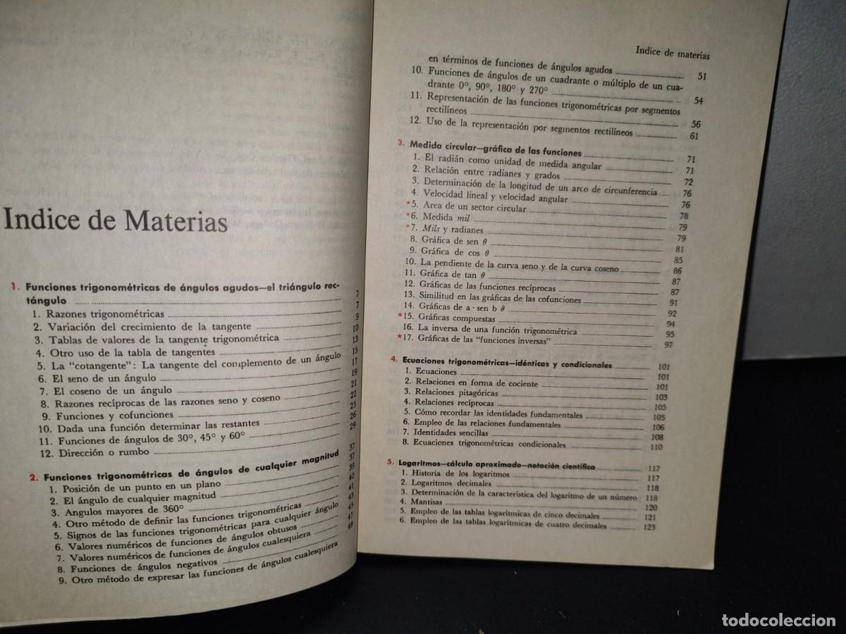 Libros de segunda mano de ciencias: 182- TRIGONOMETR&Iacute;A - HOOPER / GRISWOLD - Foto 6