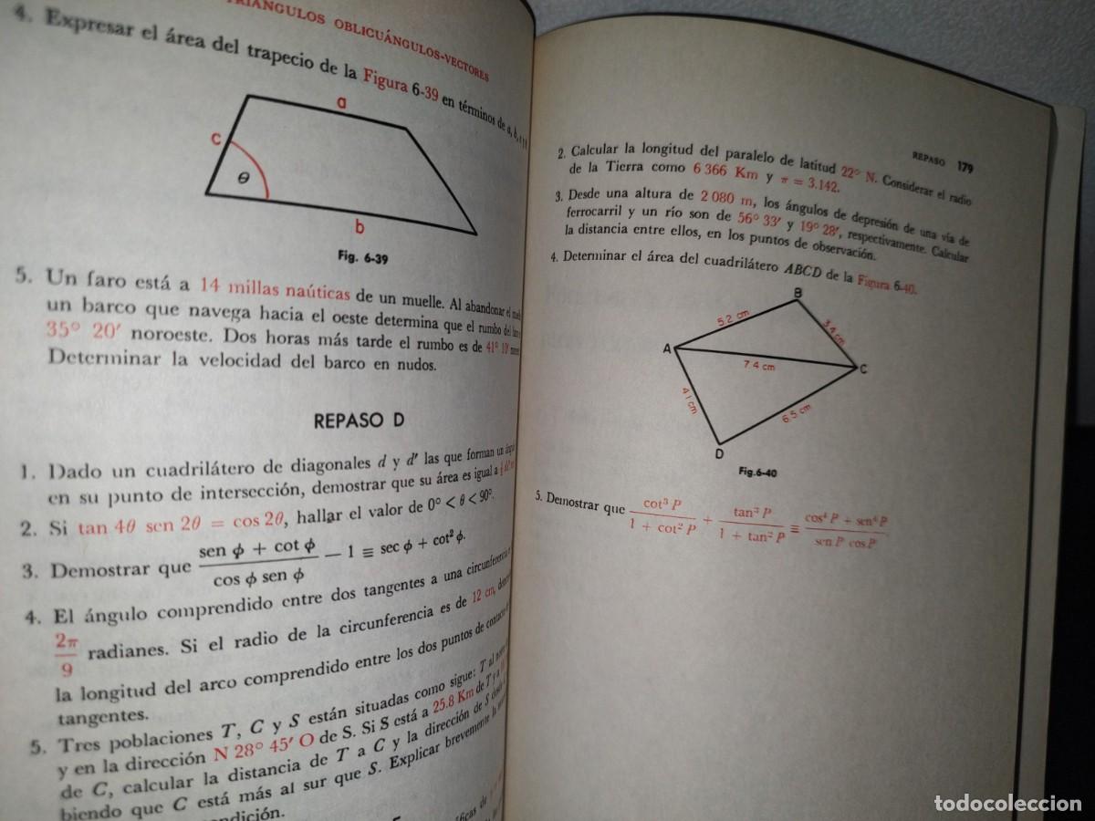 Libros de segunda mano de ciencias: 182- TRIGONOMETR&Iacute;A - HOOPER / GRISWOLD - Foto 9