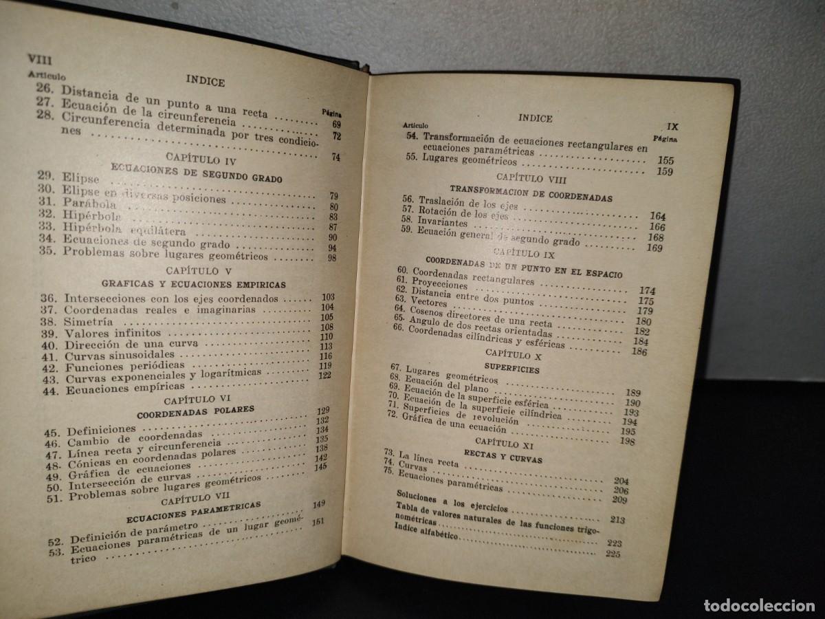 Libros de segunda mano de ciencias: 183- GEOMETR&Iacute;A ANAL&Iacute;TICA - H. B. PHILLIPS - 1962 - Foto 6
