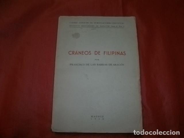 Libros de segunda mano: CR&Aacute;NEOS DE FILIPINAS - FRANCISCO BARRAS DE ARAG&Oacute;N - Foto 1