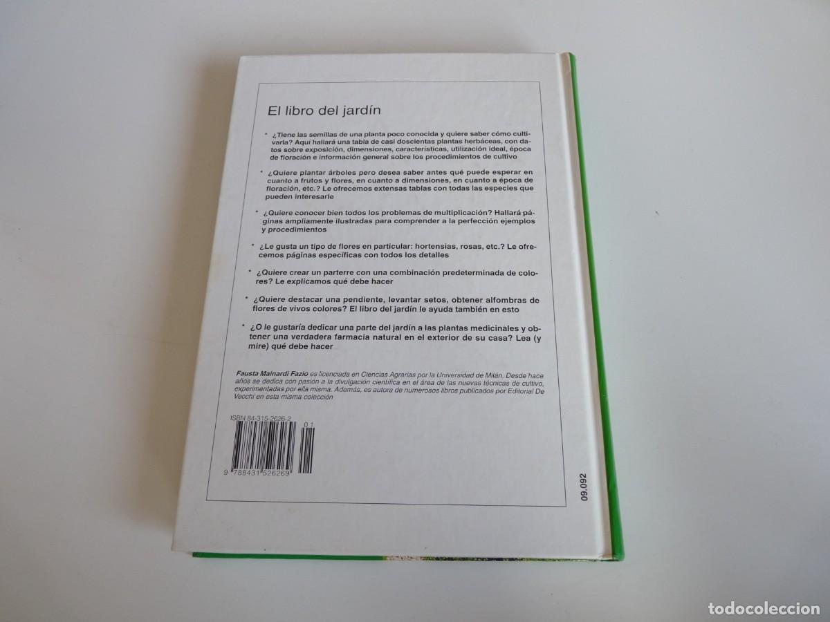 Libros de segunda mano: El libro del jard&iacute;n Fausta Mainardi Fazio - Foto 2