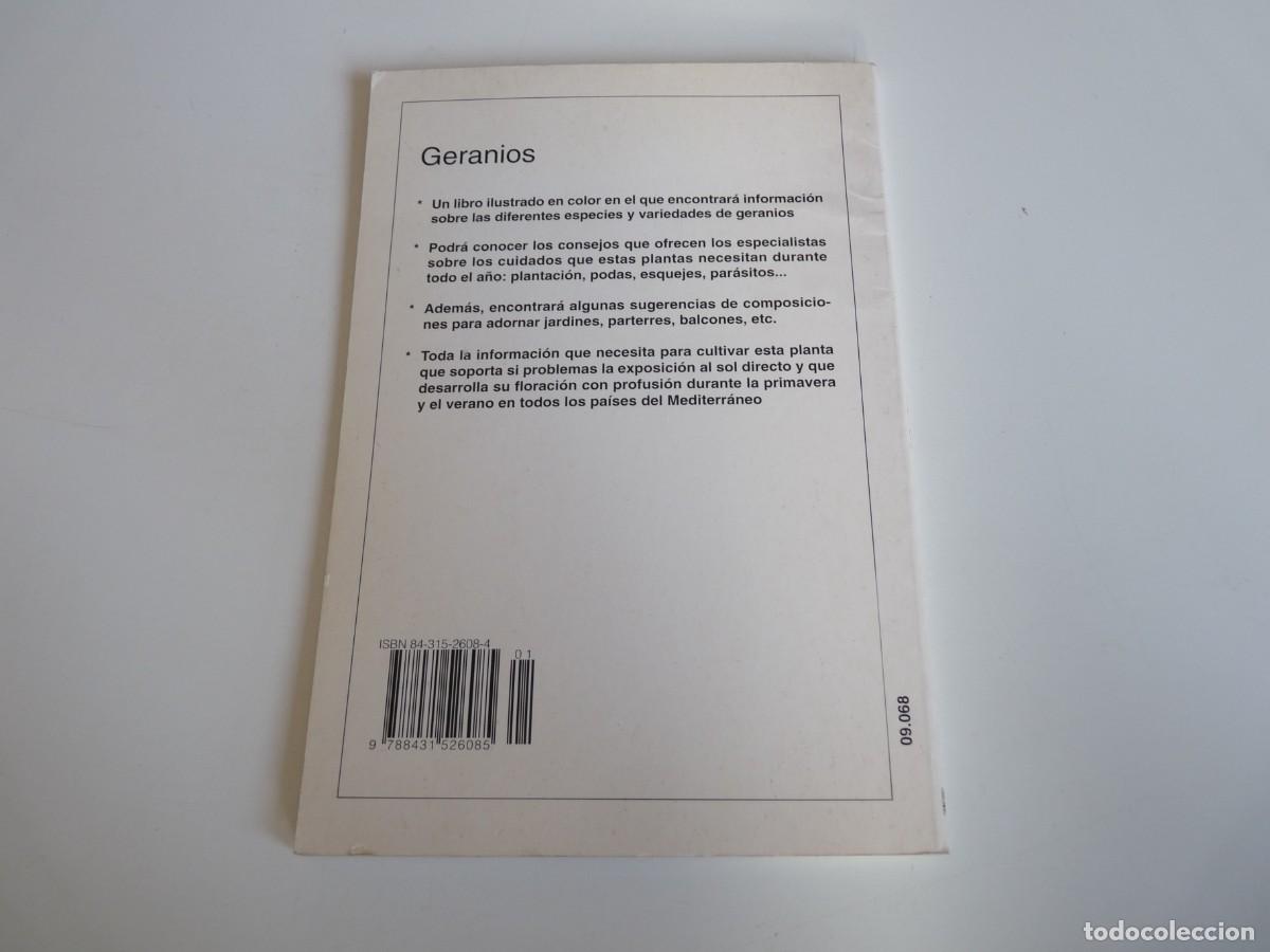 Libros de segunda mano: GERANIOS. ELECCI&Oacute;N Y CUIDADOS de D. BERETTA REF: 2-132 - Foto 2
