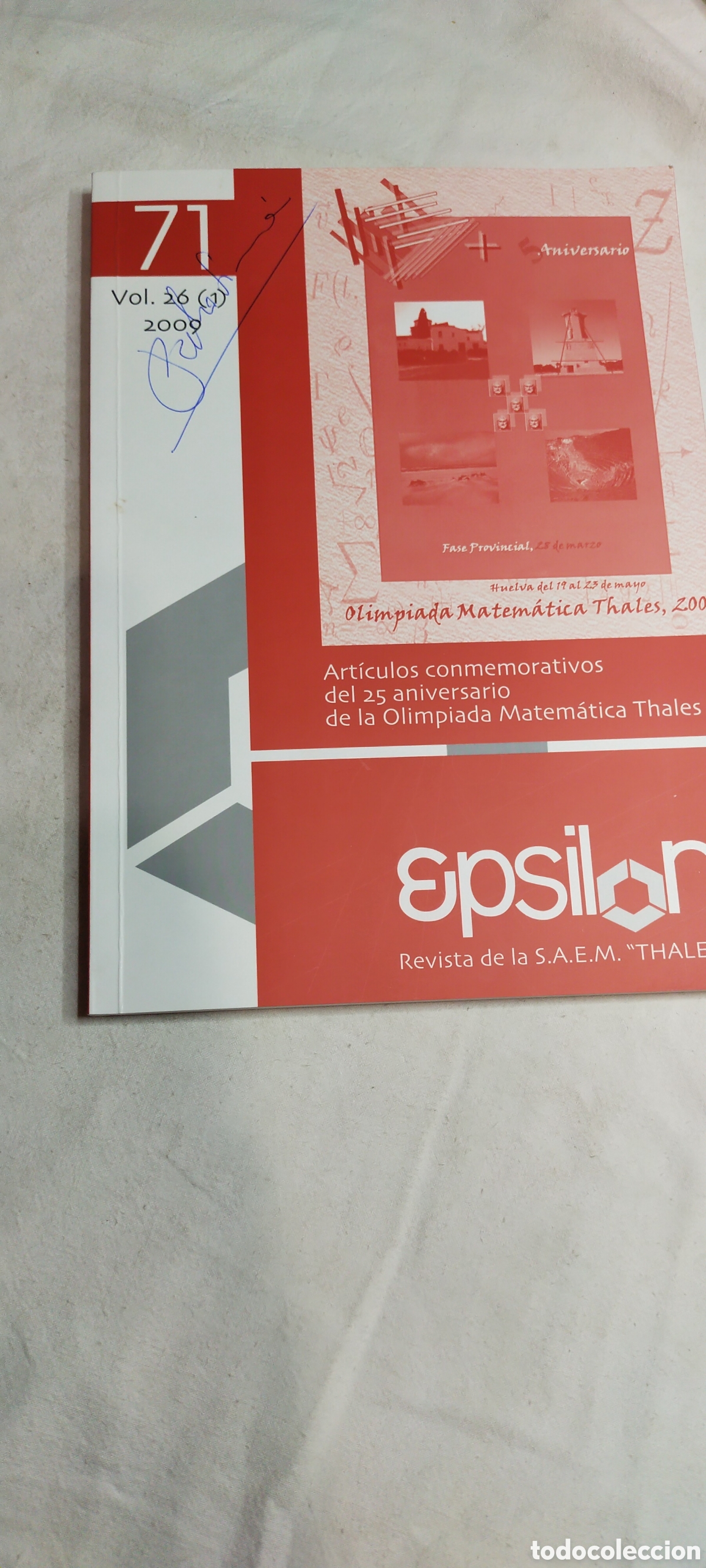 Libros de segunda mano de ciencias: &Eacute;psilon 71 2009. Matem&aacute;ticas. Thales - Foto 1
