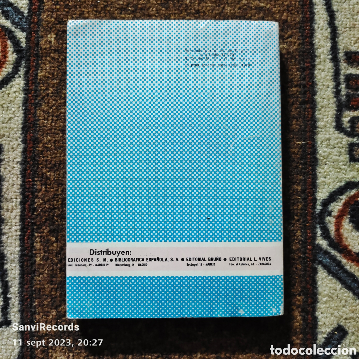 Libros de segunda mano de ciencias: MATEM&Aacute;TICA MODERNA 3&deg; (C. MARCOS - J. MART&Iacute;NEZ) (EDICIONES SM) - Foto 2