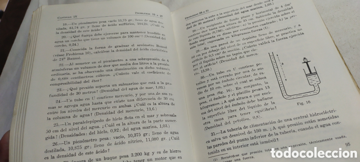 Libros de segunda mano de ciencias: Ejercicios y problemas de f&iacute;sica. - Foto 3