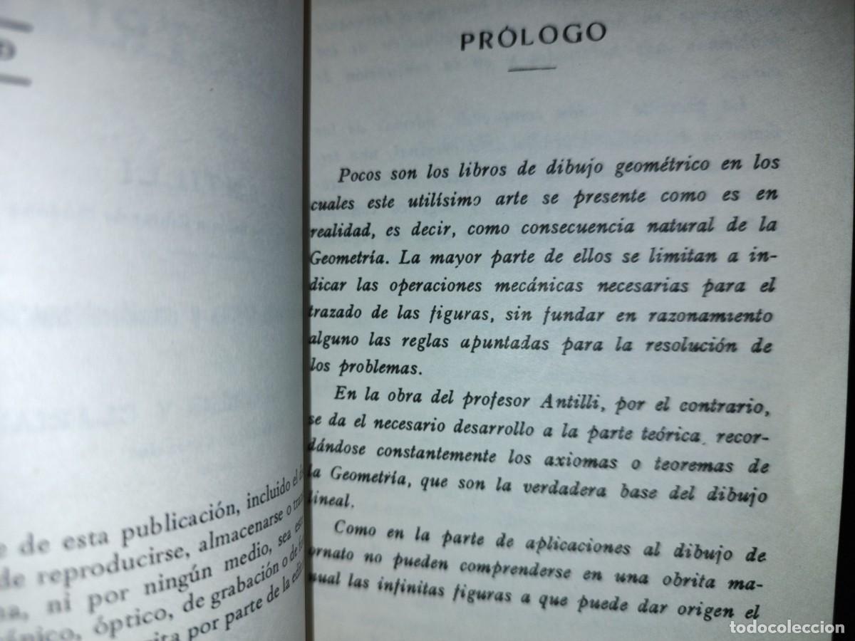 Libros de segunda mano de ciencias: 186- DIBUJO GEOM&Eacute;TRICO E INDUSTRIAL - A. ANTILLI - Foto 4