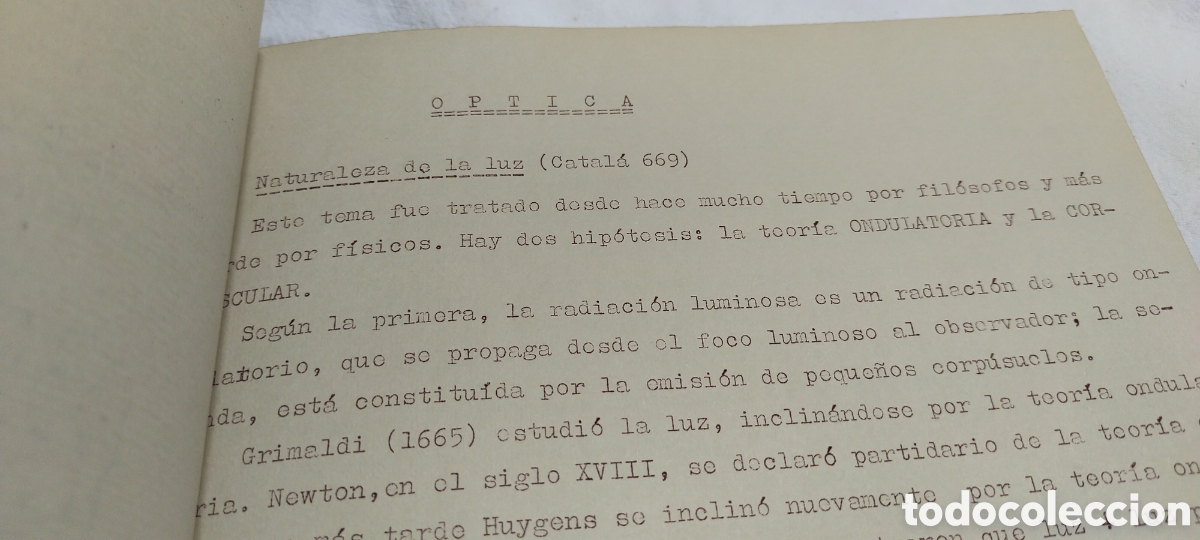 Libros de segunda mano de ciencias: Apuntes de f&iacute;sica - Foto 4