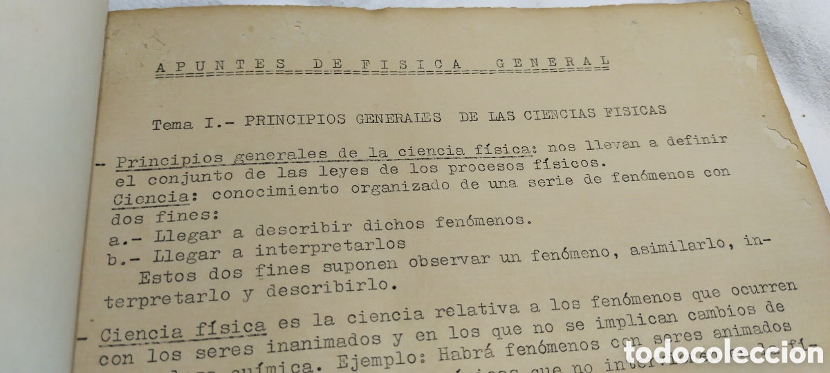 Libros de segunda mano de ciencias: Apuntes de f&iacute;sica - Foto 1