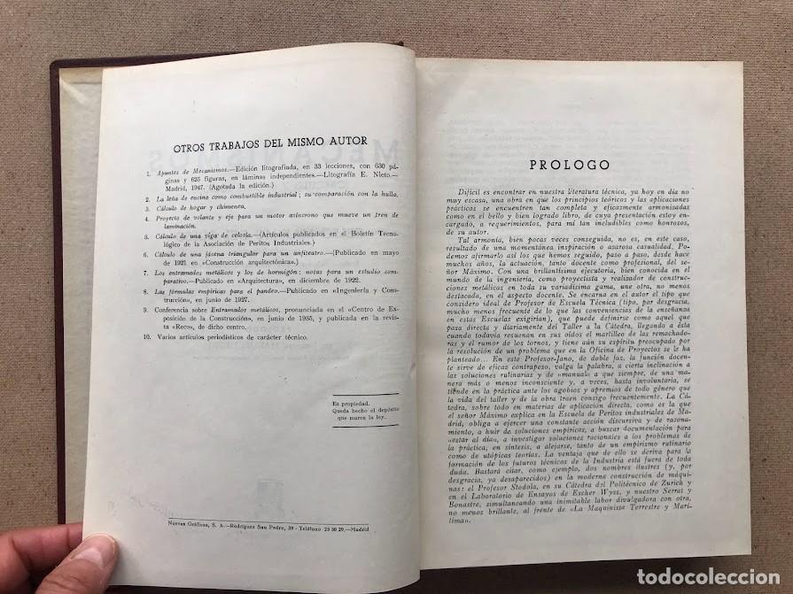 Libros de segunda mano de ciencias: Mecanismos (C&aacute;lculo y Construcci&oacute;n) / Celso M&aacute;ximo / Dossat / - Foto 7