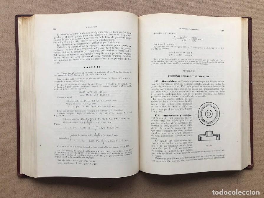 Libros de segunda mano de ciencias: Mecanismos (C&aacute;lculo y Construcci&oacute;n) / Celso M&aacute;ximo / Dossat / - Foto 13