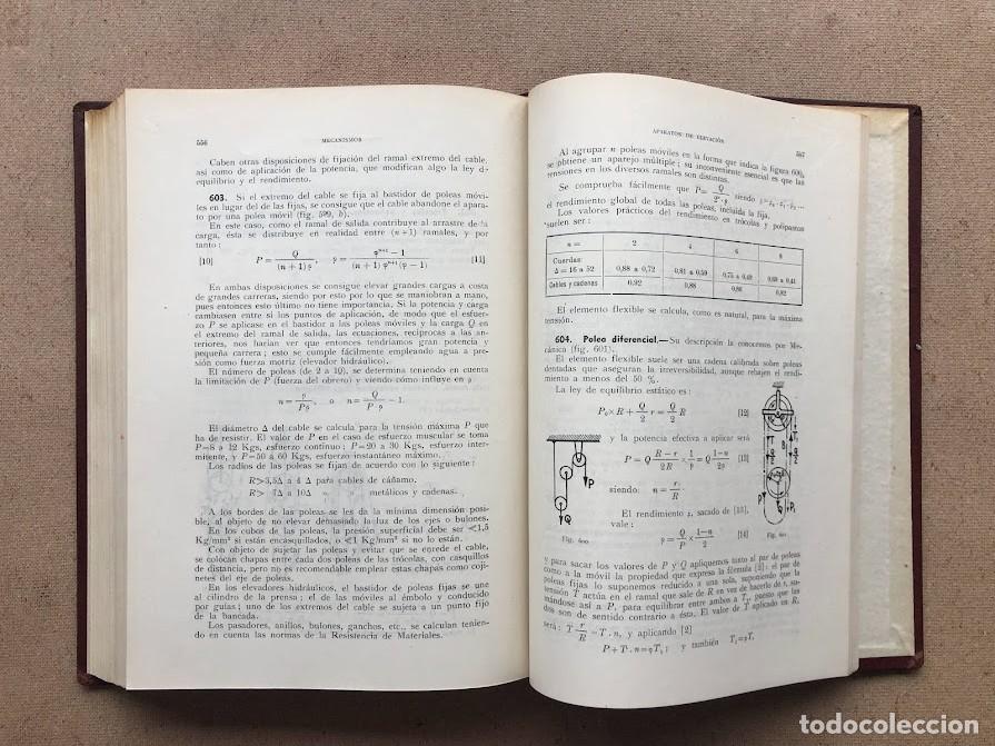 Libros de segunda mano de ciencias: Mecanismos (C&aacute;lculo y Construcci&oacute;n) / Celso M&aacute;ximo / Dossat / - Foto 17