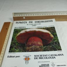 Libros de segunda mano: BOLETS DE CATALUNYA, II COL-LECCIÓ. SOCIETAT CATALANA DE MICOLOGÍA, 1983 KKB