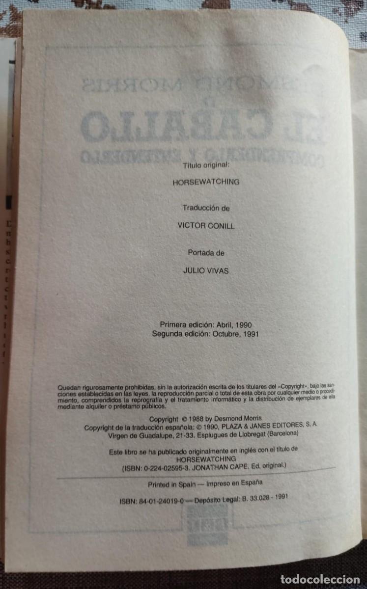 Libros de segunda mano: EL CABALLO. - Foto 5