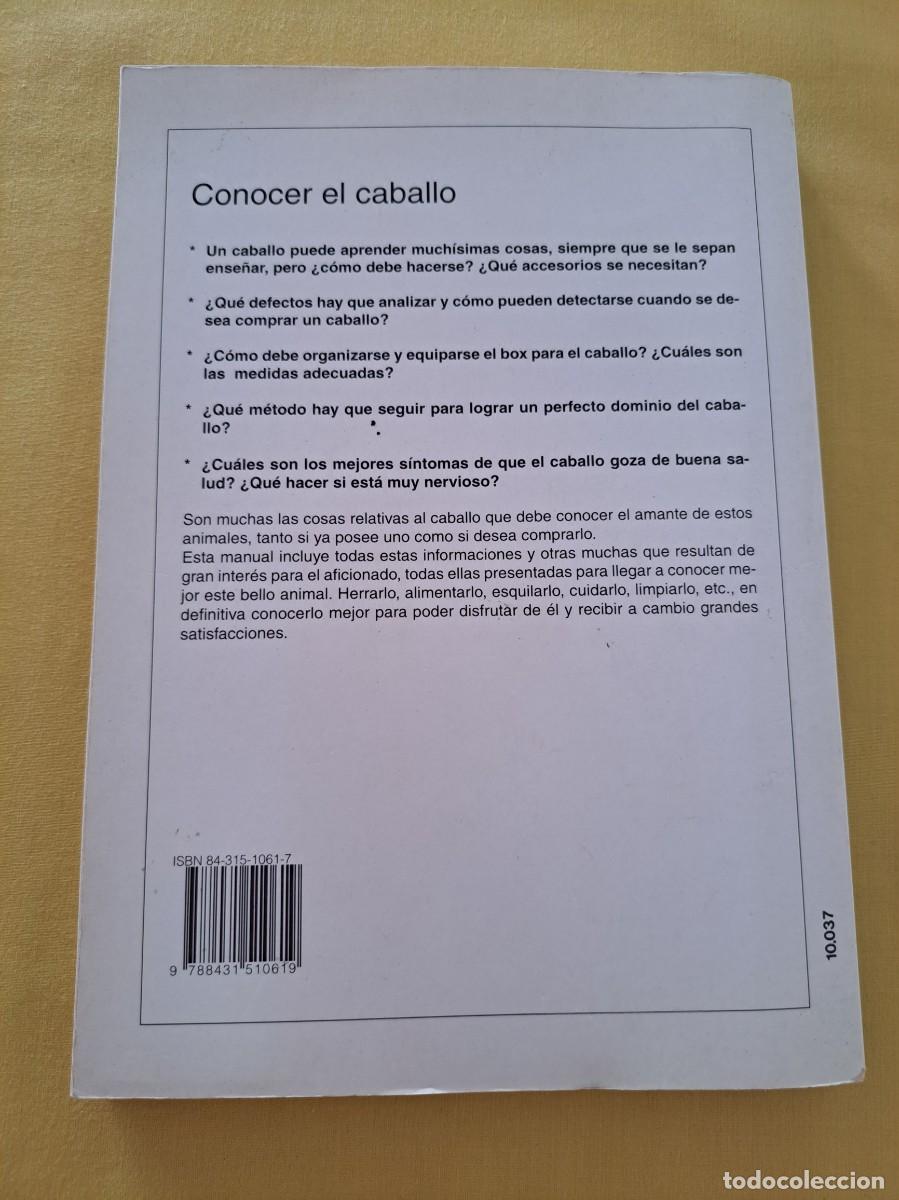 Libros de segunda mano: GIANNI RAVAZZI - CONOCER EL CABALLO - EDITORIAL DE VECCHI 1999 - Foto 5