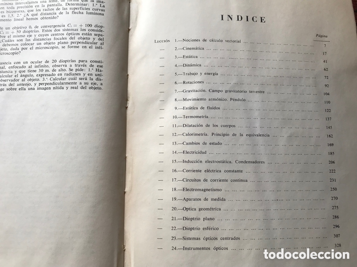 Libros de segunda mano de ciencias: F&iacute;sica. Curso superior. Bru&ntilde;o 1969. - Foto 4