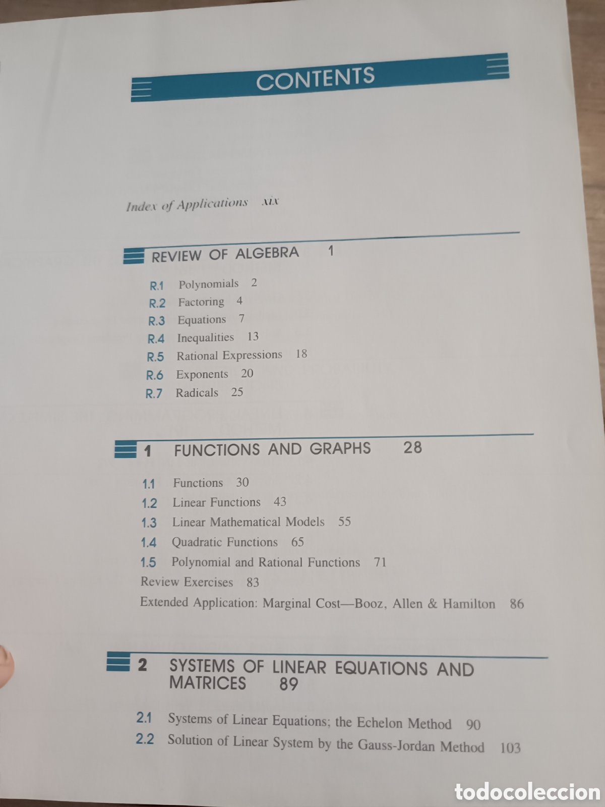 Libros de segunda mano de ciencias: Finite mathematics and calculus with applications - Foto 3