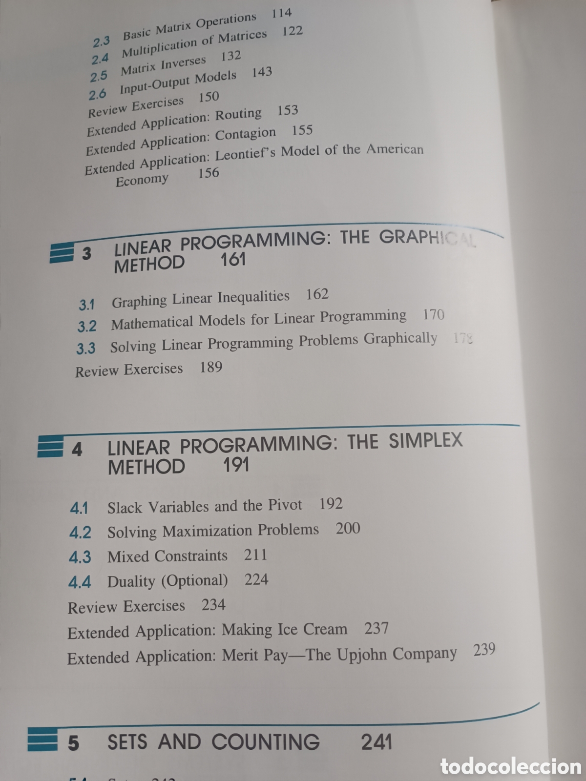 Libros de segunda mano de ciencias: Finite mathematics and calculus with applications - Foto 4