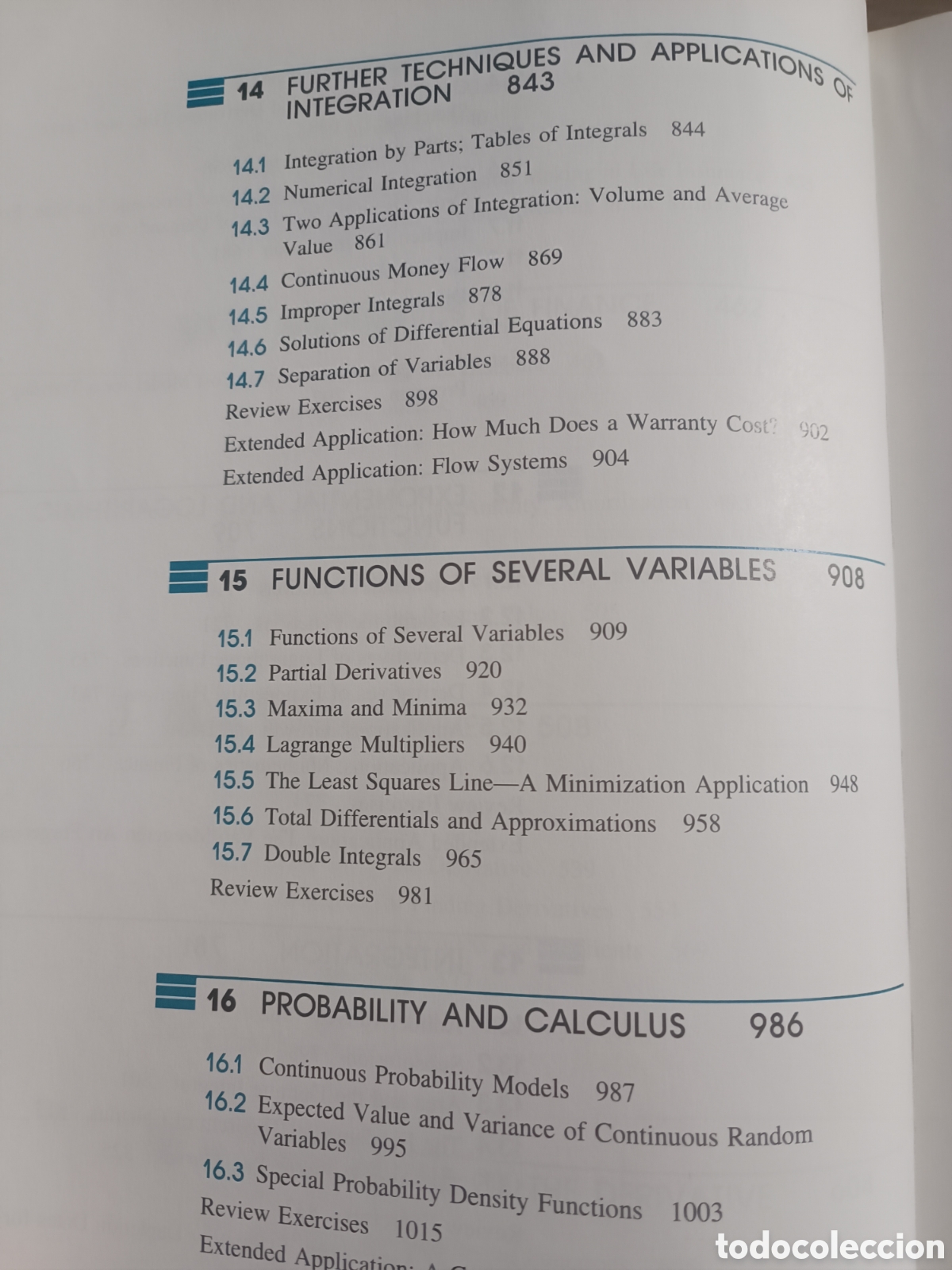 Libros de segunda mano de ciencias: Finite mathematics and calculus with applications - Foto 8