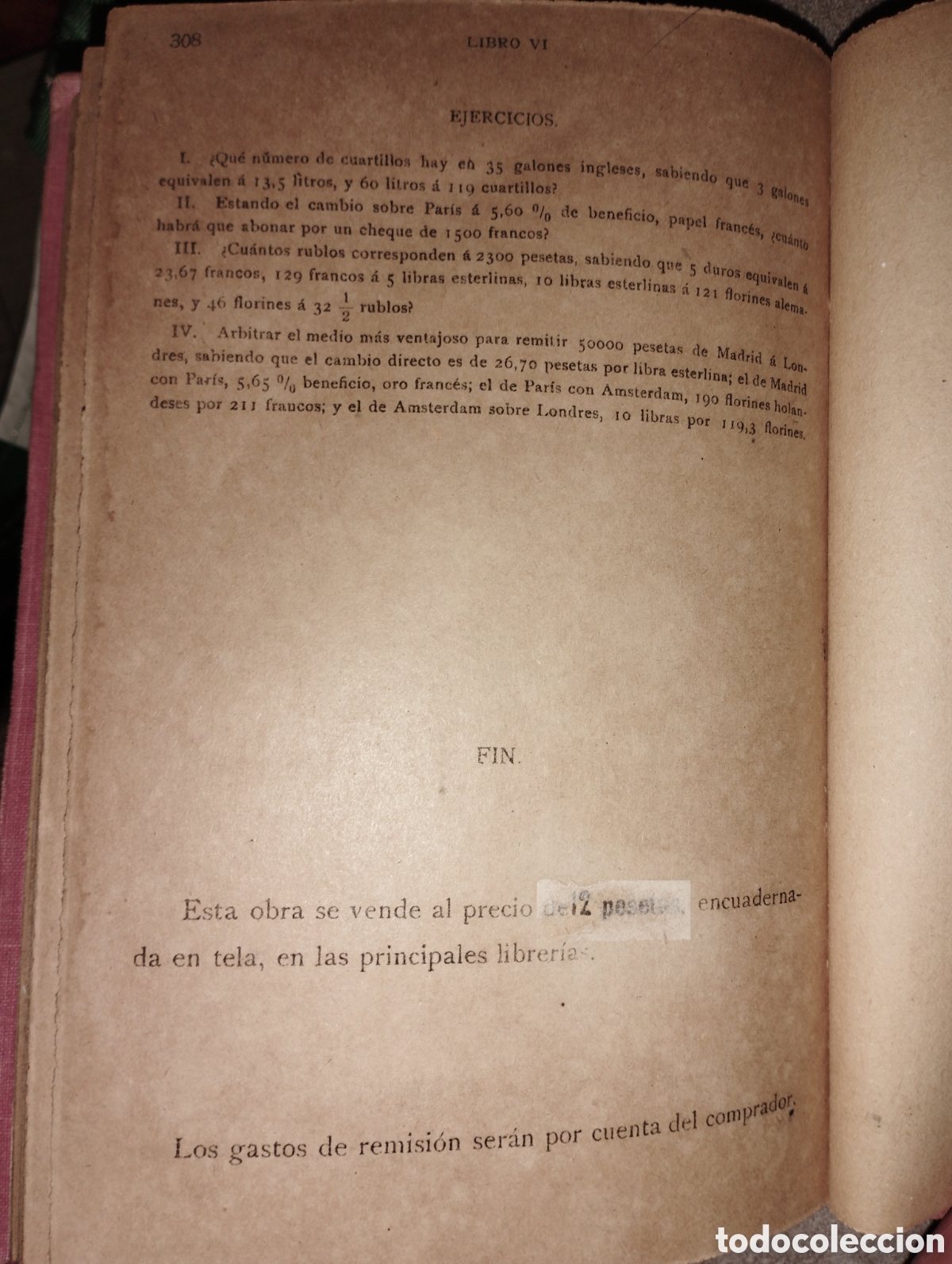 Libros de segunda mano de ciencias: Aritm&eacute;tica (Salinas y Ben&iacute;tez 1940 ) - Foto 4
