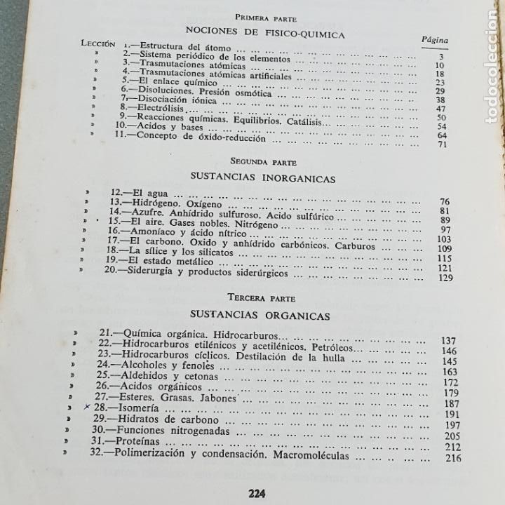 Libros de segunda mano de ciencias: LIBRO-QU&Iacute;MICA V-E.NAGORE-PROGRAMA-COLECCIONISTAS-EXCELENTE. - Foto 8