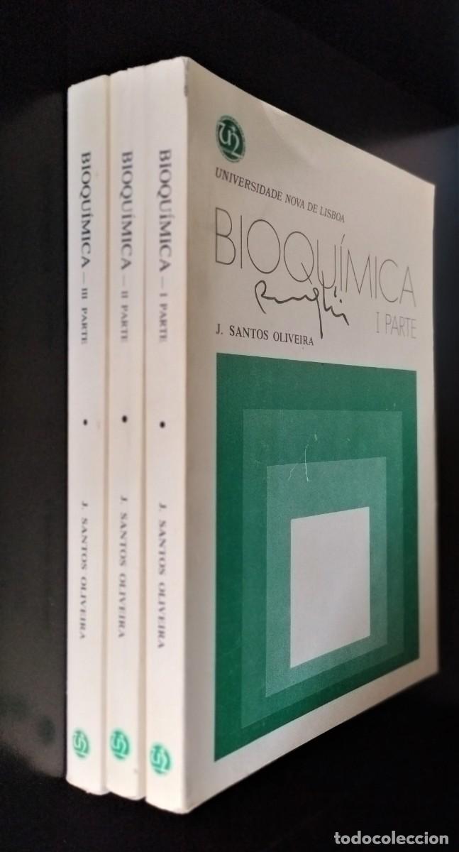 Libros de segunda mano de ciencias: Bioqu&iacute;mica ( I, II e III) de J. Santos Oliveira - Foto 3