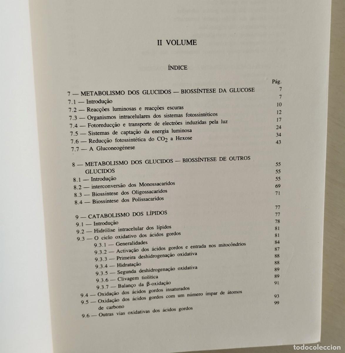 Libros de segunda mano de ciencias: Bioqu&iacute;mica ( I, II e III) de J. Santos Oliveira - Foto 10