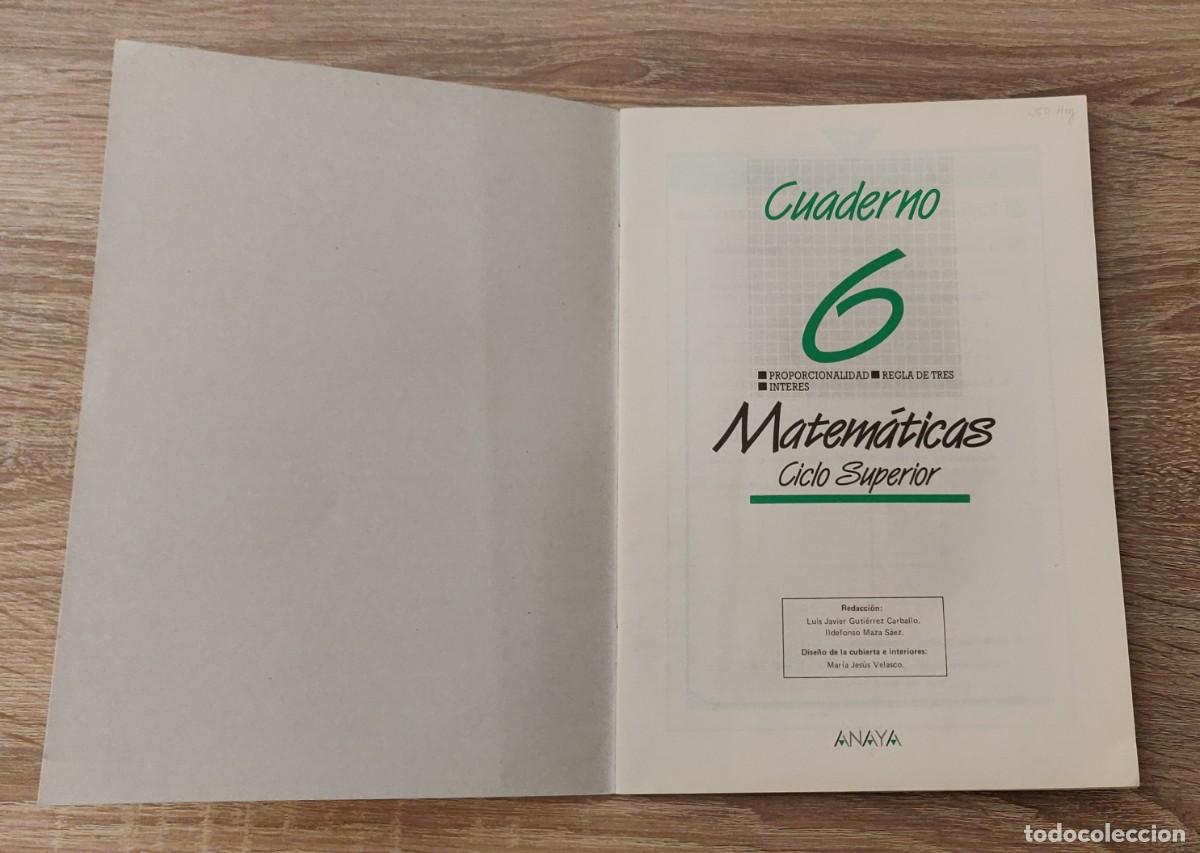 Libros de segunda mano de ciencias: Cuaderno de Matematicas - Foto 2