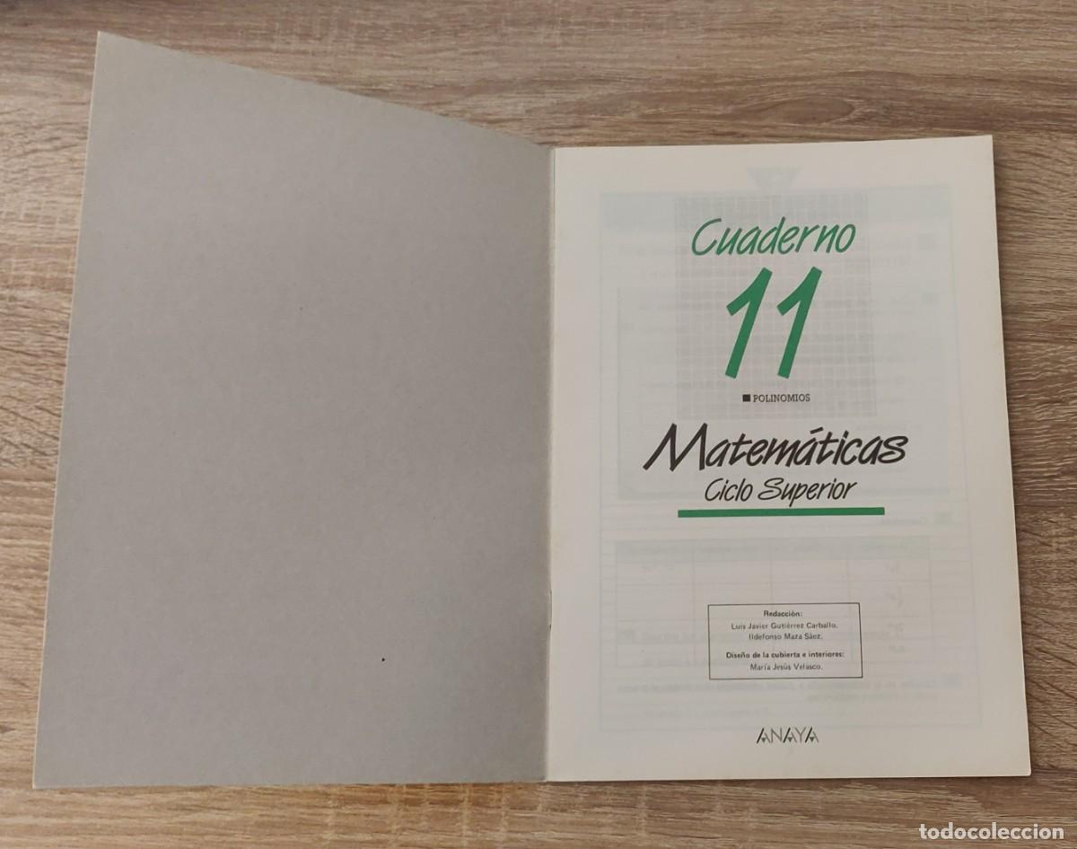 Libros de segunda mano de ciencias: Cuaderno de Matematicas - Foto 2