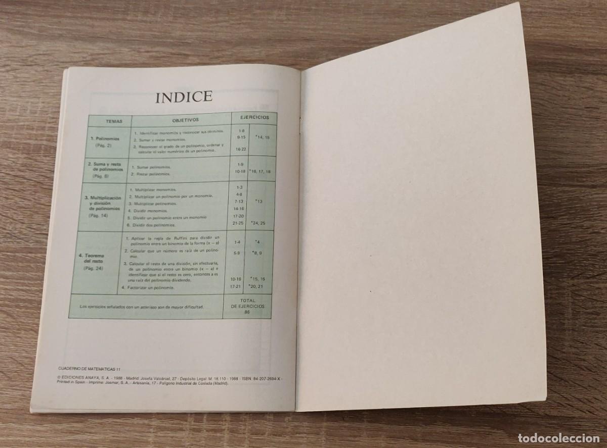 Libros de segunda mano de ciencias: Cuaderno de Matematicas - Foto 5