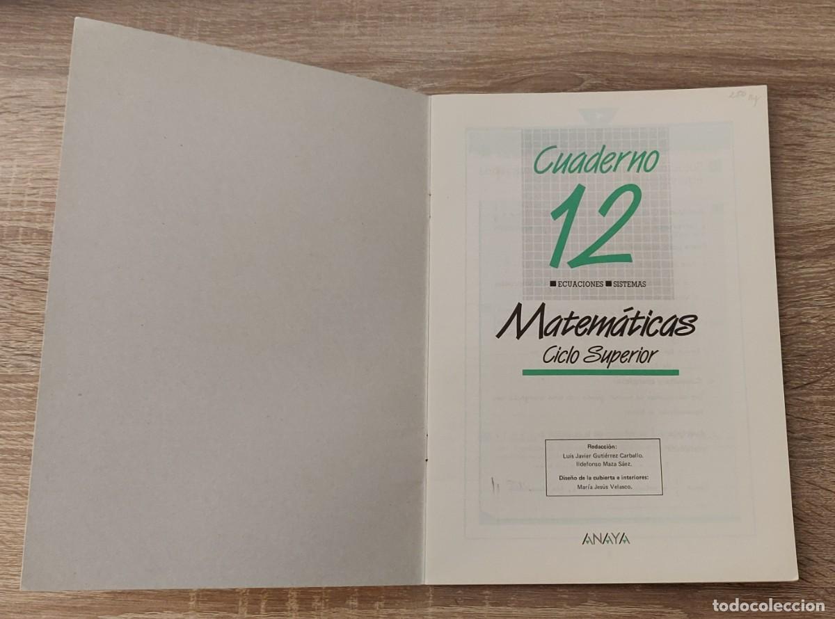 Libros de segunda mano de ciencias: Cuaderno de Matematicas - Foto 2